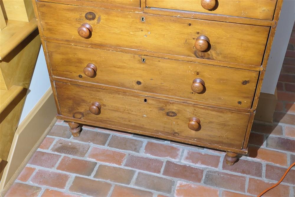 19th c. Pine Dresser or Cabinet