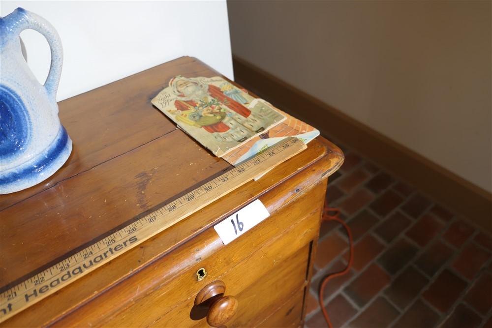 19th c. Pine Dresser or Cabinet
