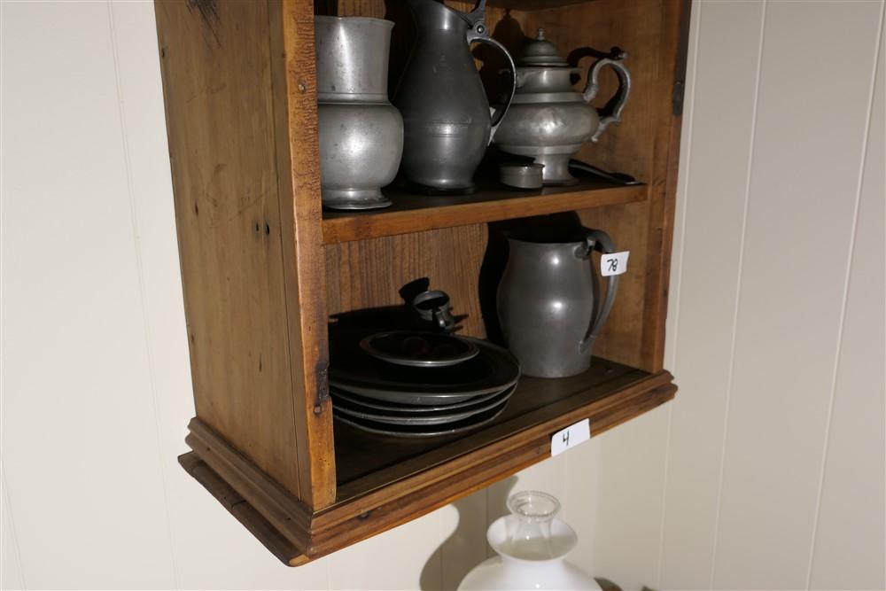 Antique Wooden Hanging Shelf