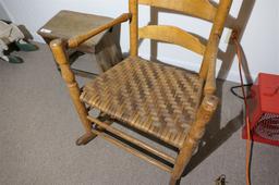 Antique Ladder Back Rocking Chair