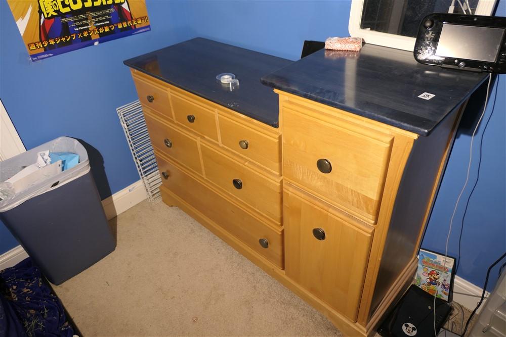 Nicely Made Changing Table Dresser Cabinet