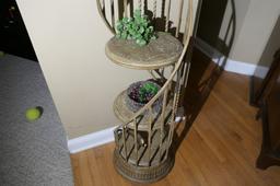 Italianate Planter or Stand w/Shelves
