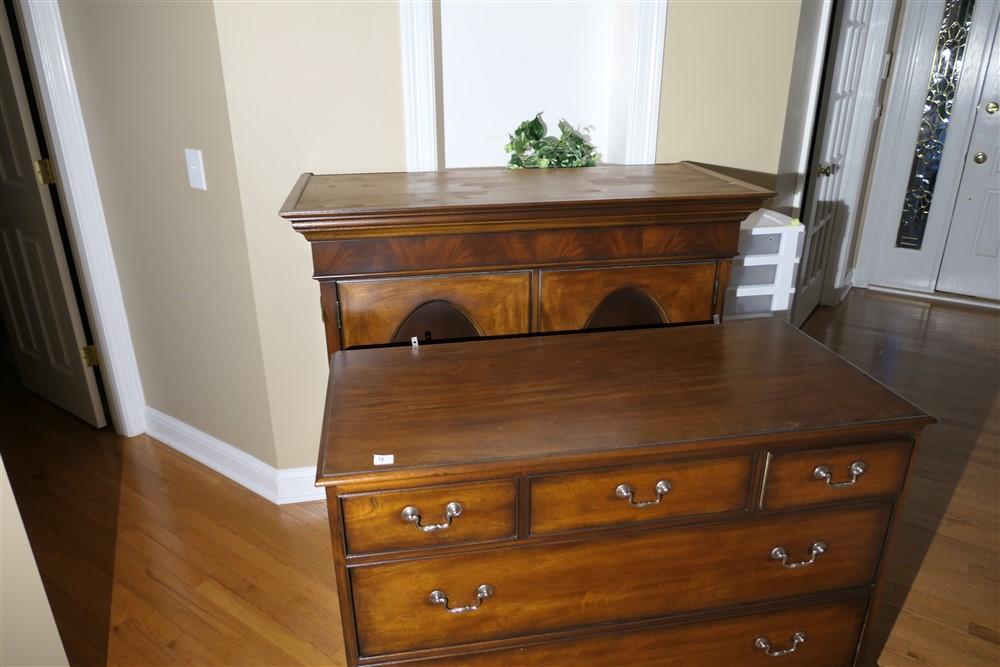 Nice Ethan Allen Chest on Chest Dresser