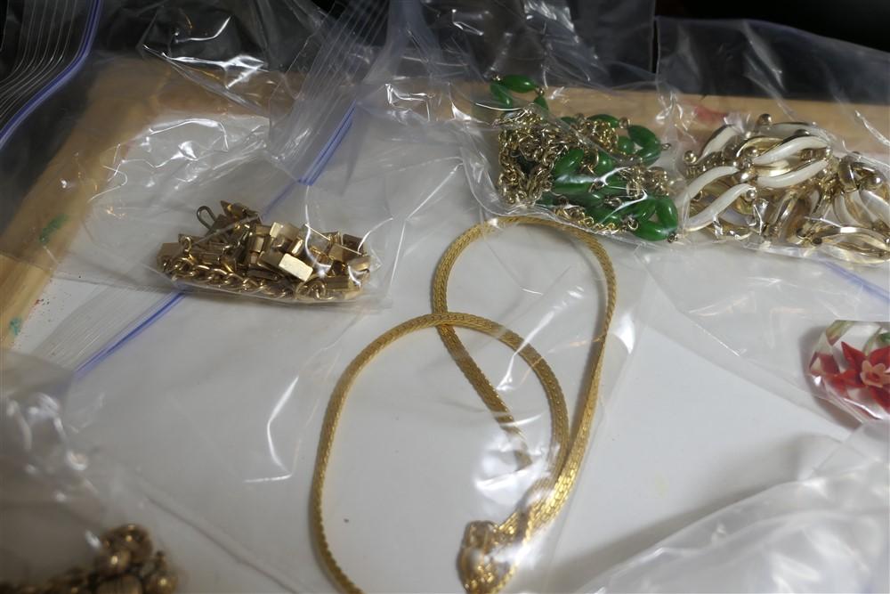 Large Lot of Vintage Costume Jewelry