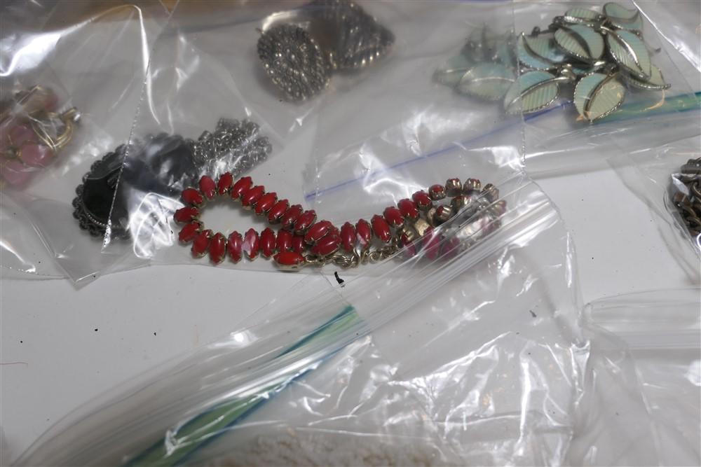 Large lot of vintage costume jewelry