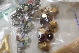 Large lot of vintage costume jewelry