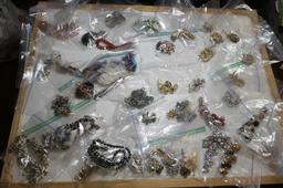 Large lot of vintage costume jewelry