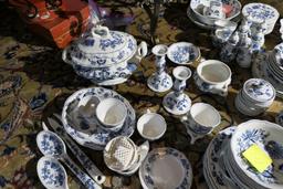 Lifetime collection of Blue Danube china