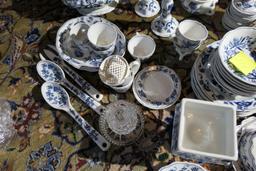 Lifetime collection of Blue Danube china