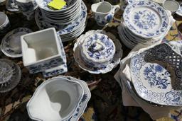 Lifetime collection of Blue Danube china