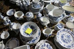 Lifetime collection of Blue Danube china