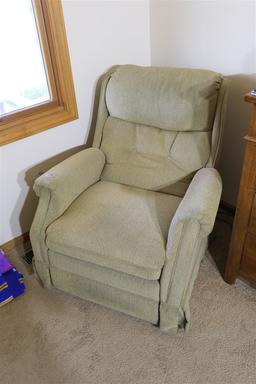 Upholstered easy chair