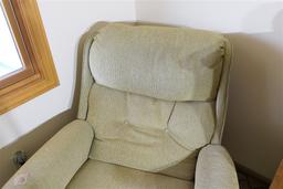 Upholstered easy chair