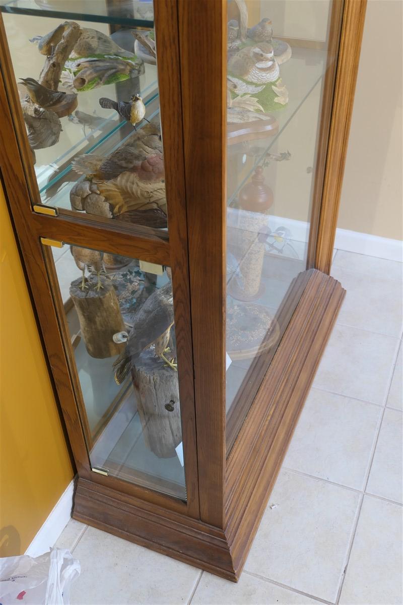 Large sized wooden display cabinet