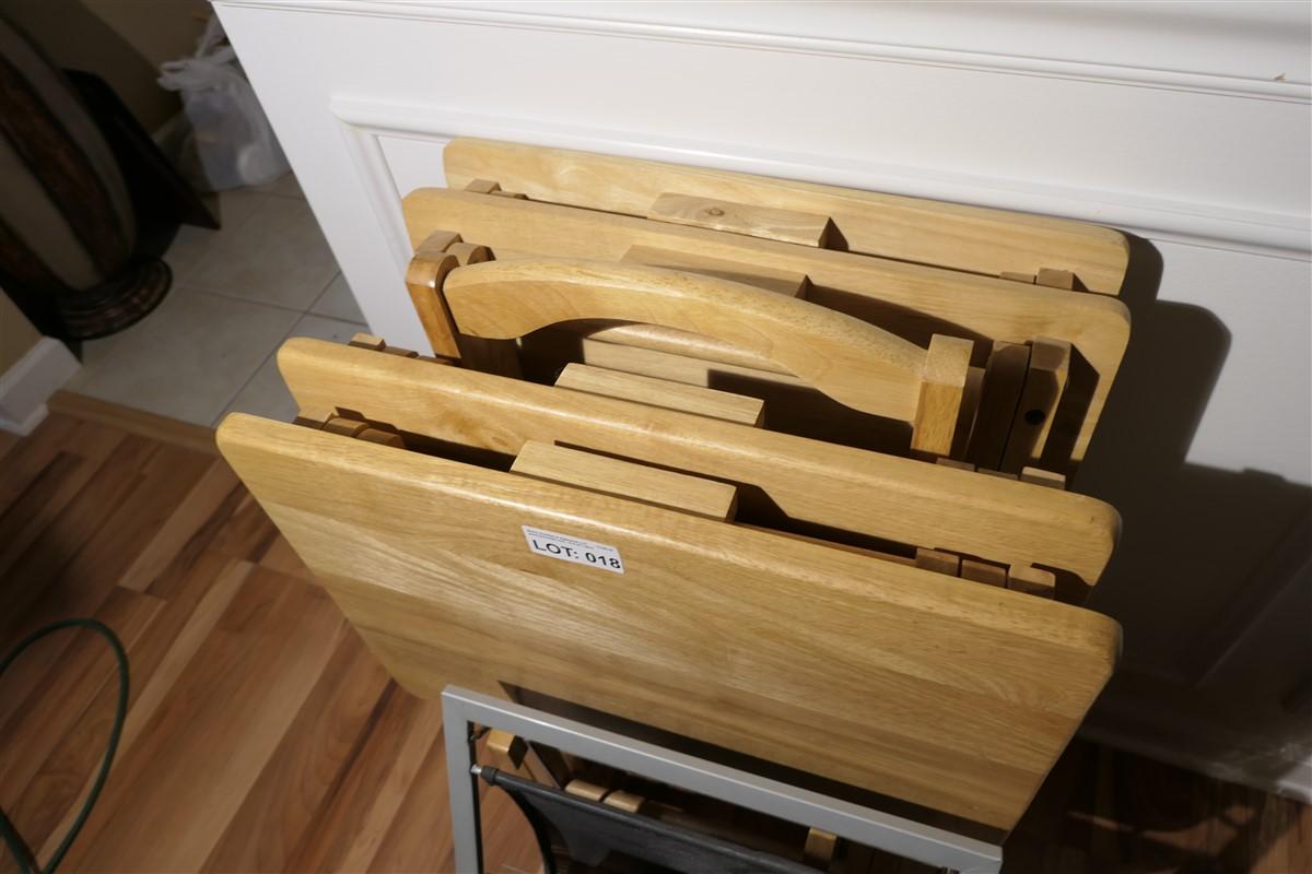 Wooden TV Tables and File sorter