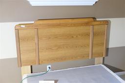 Queen sized bed frame, box spring, head board