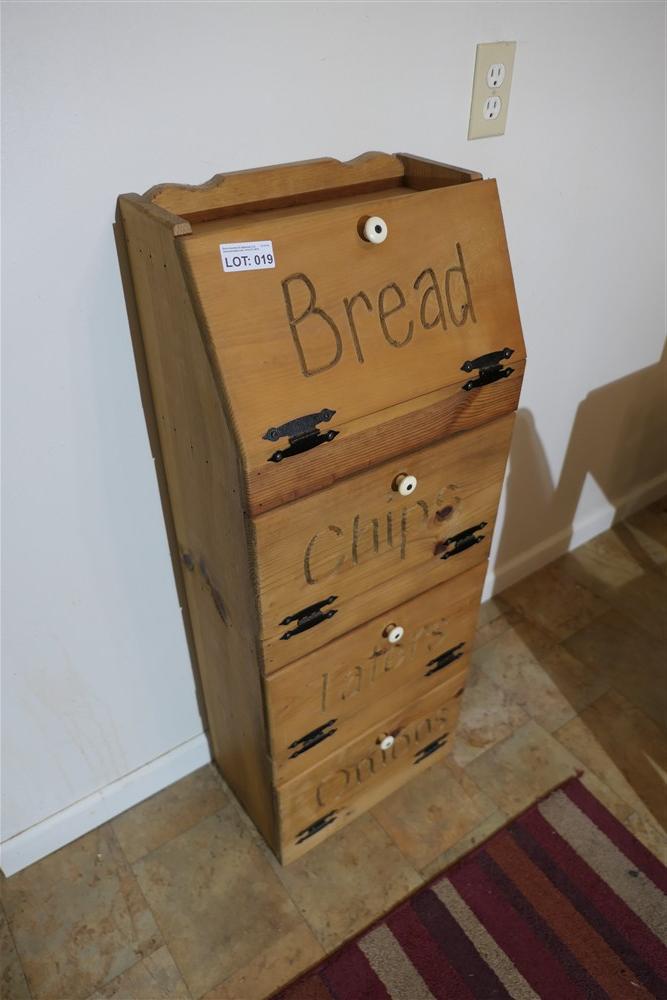 Wooden kitchen storage cabinet