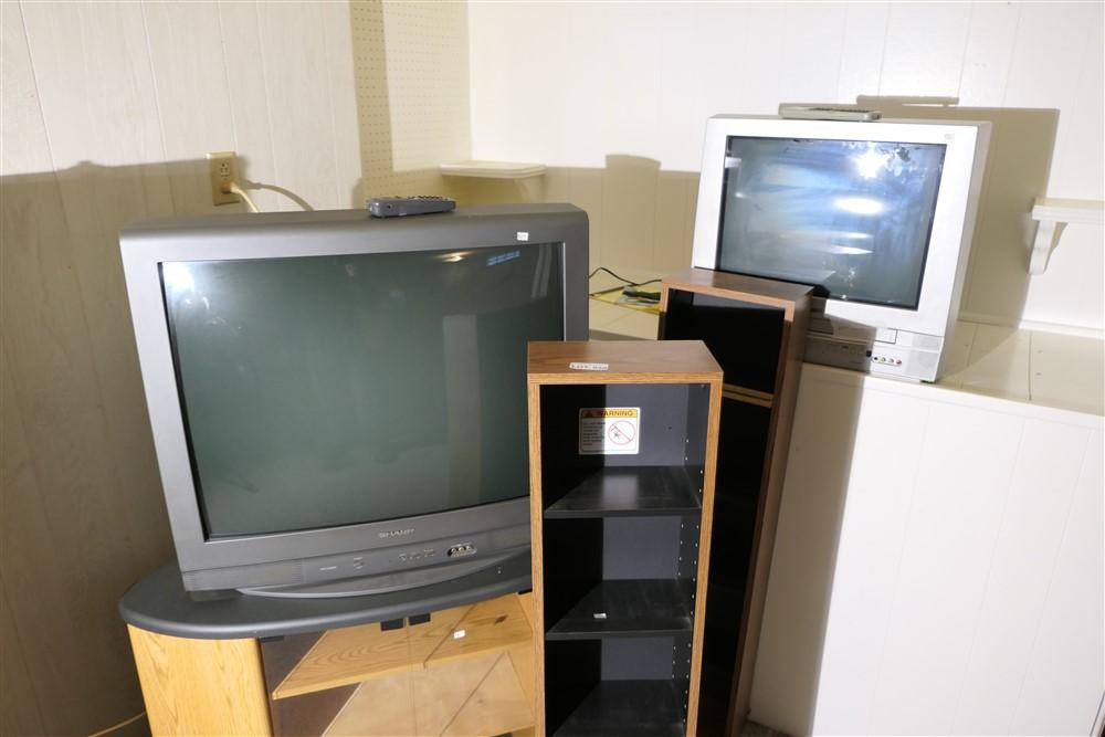 TVs, Shelves, Entertainment stand lot