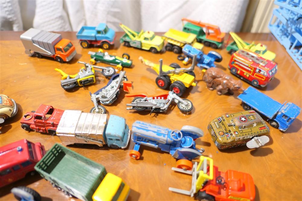 Large Qty of Red Line Hot Wheels Cars in Case + More