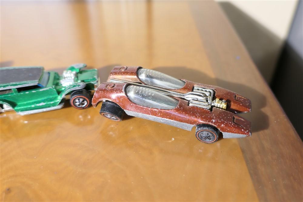 Large Qty of Red Line Hot Wheels Cars in Case + More