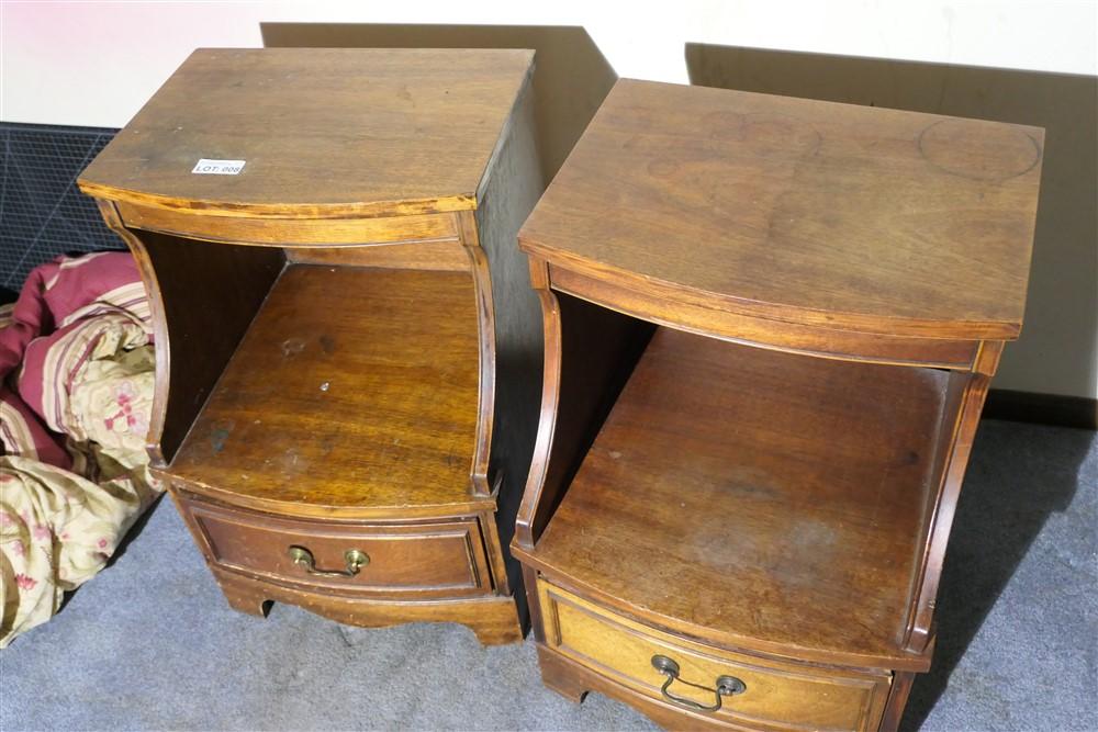 Pair of Nightstands with Drawers