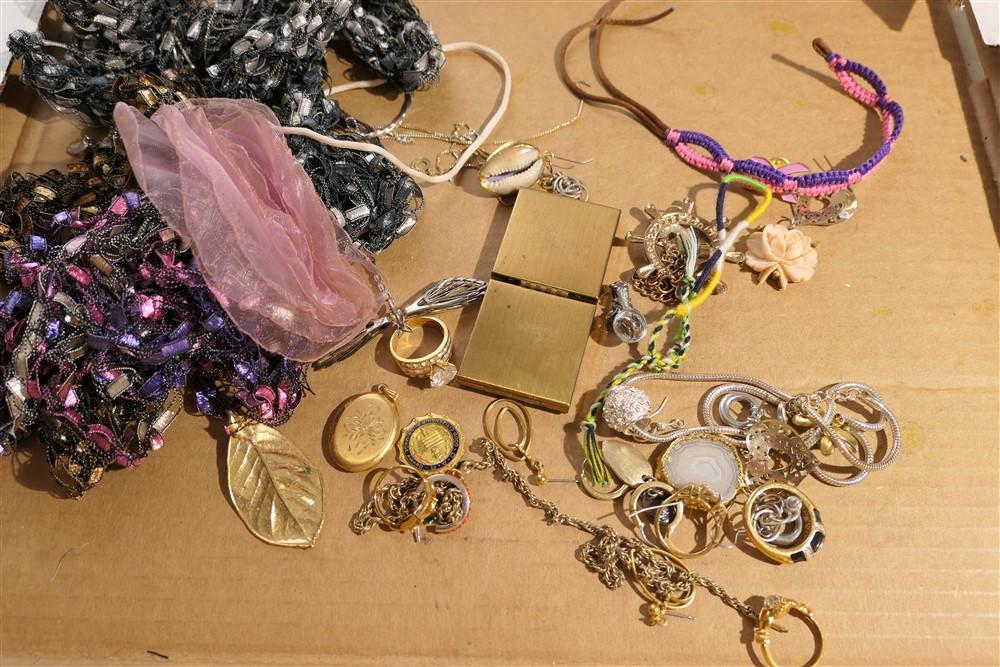 Group Lot assorted costume jewelry, rings etc