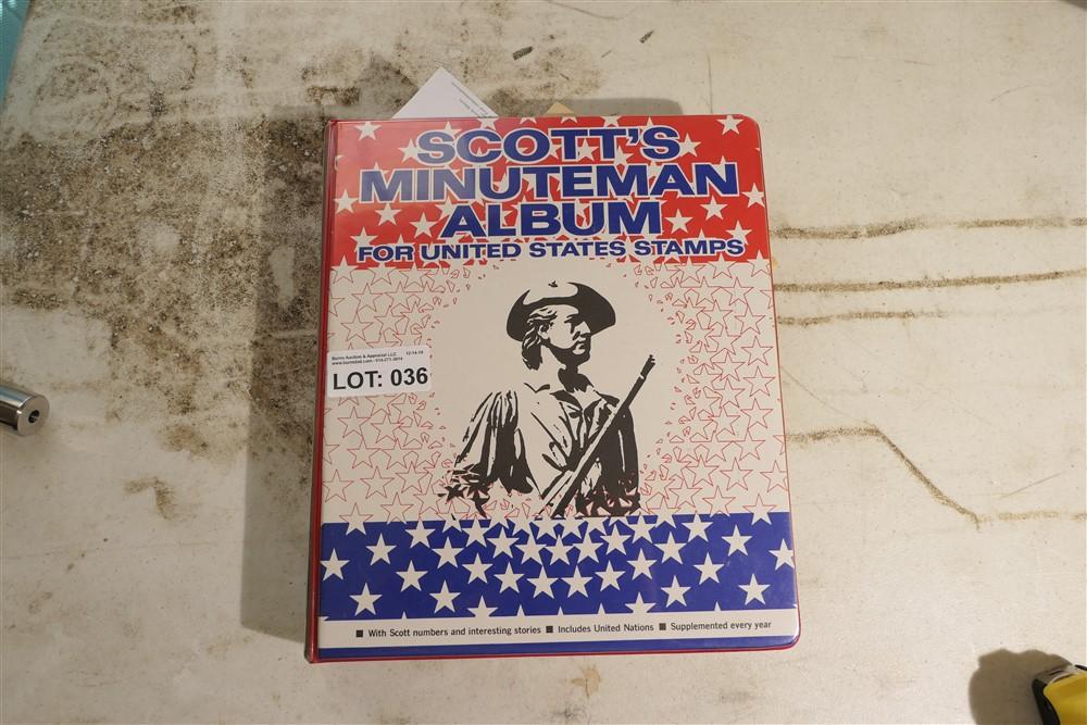 Vintage Scott's Stamp book