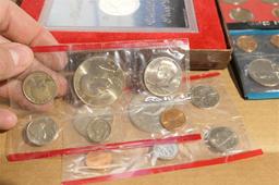 Group lot of assorted mint coin sets