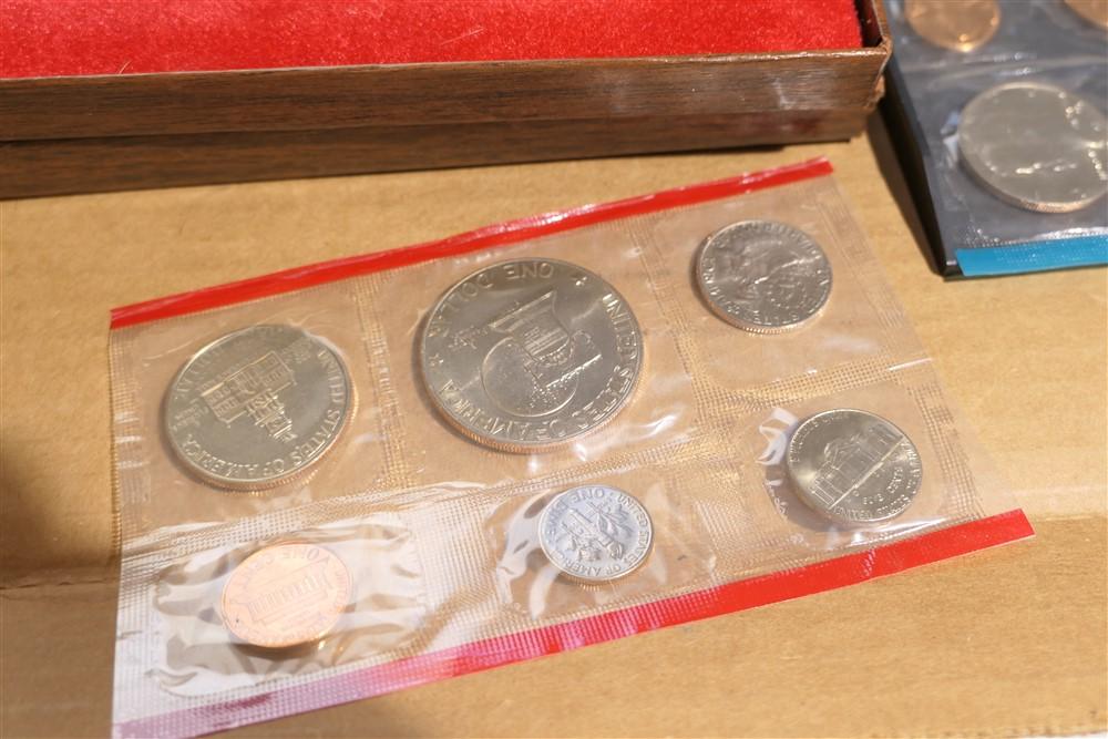 Group lot of assorted mint coin sets