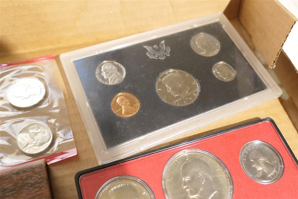 Group lot of assorted mint coin sets