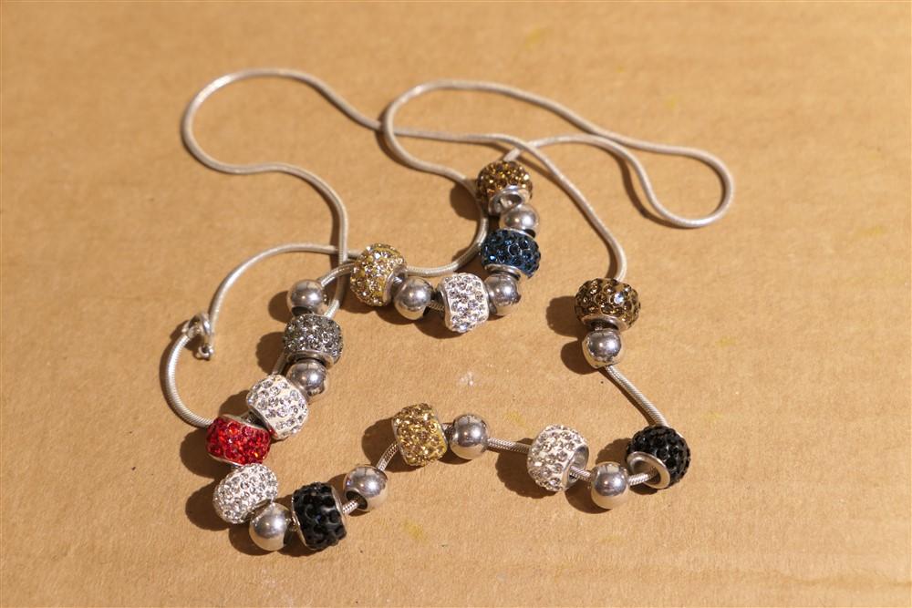 Necklace with Sparkly Beads