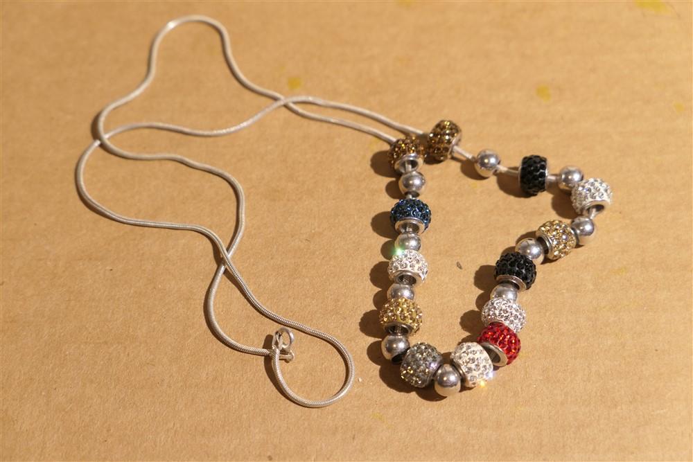 Necklace with Sparkly Beads