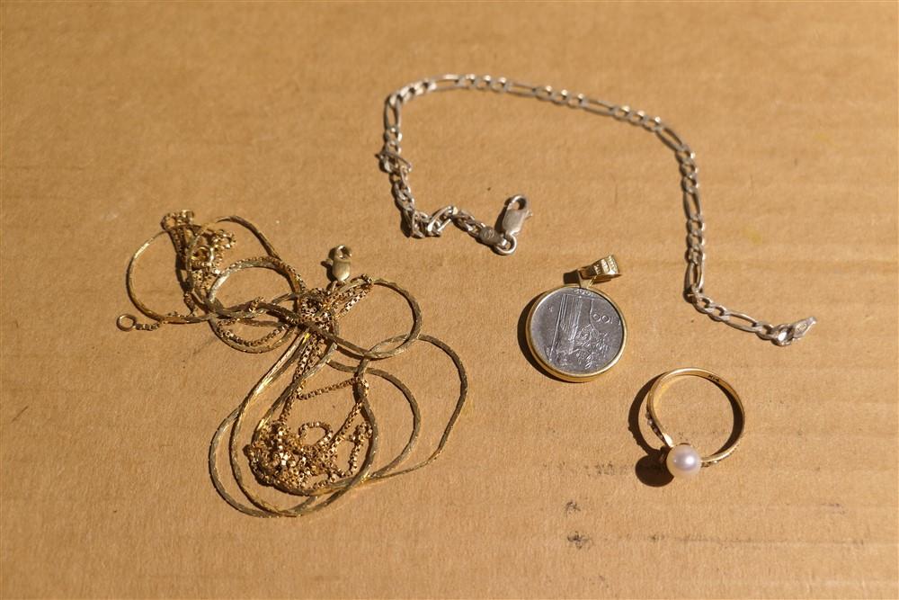 Gold and Sterling Silver Jewelry Lot