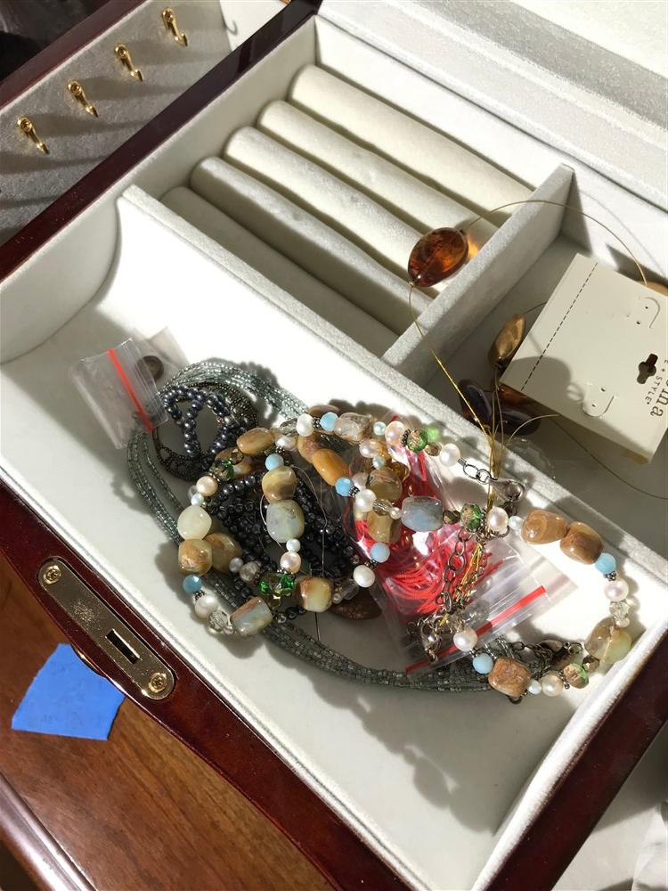 Nice jewelry box and contents