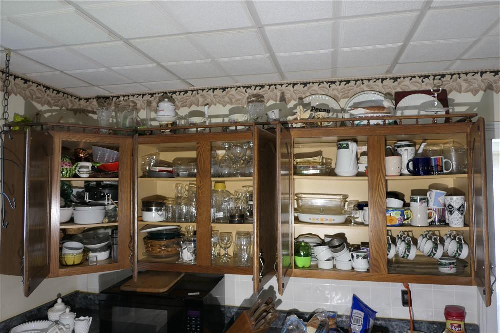 Mega lot inside and on top of TOP cupboards