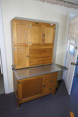 Nice Antique Hoosier Style Kitchen Cabinet