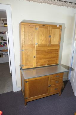 Nice Antique Hoosier Style Kitchen Cabinet