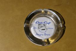 Sayre Bros Marine Advertising Ashtray - Chris-Craft