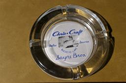 Sayre Bros Marine Advertising Ashtray - Chris-Craft