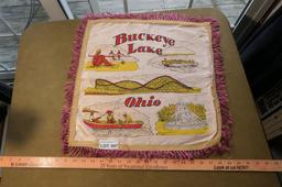 Antique Buckeye Lake Ohio Pillow Sham