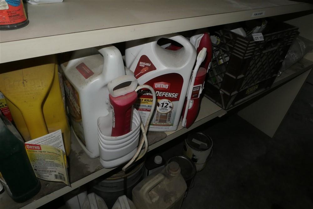 Contents of shelf plus more paints