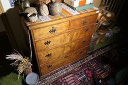 c. 1820 Federal Style Dresser or Chest of Drawers with inlay