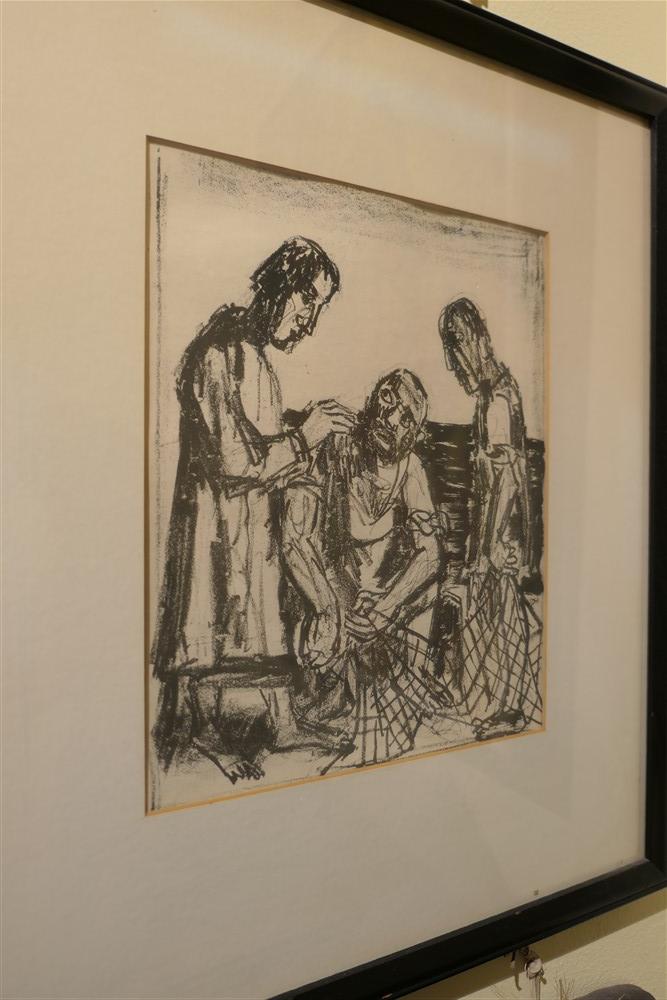 Original etching by Otto Dix - Matthaus Evangelium