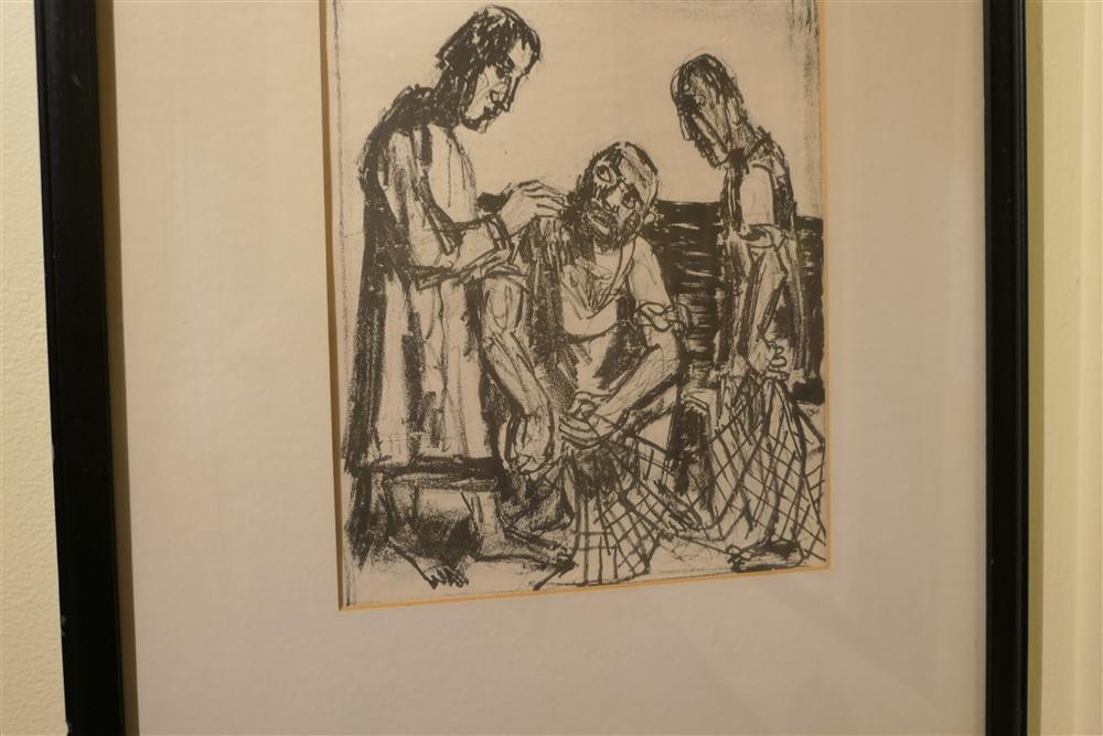 Original etching by Otto Dix - Matthaus Evangelium