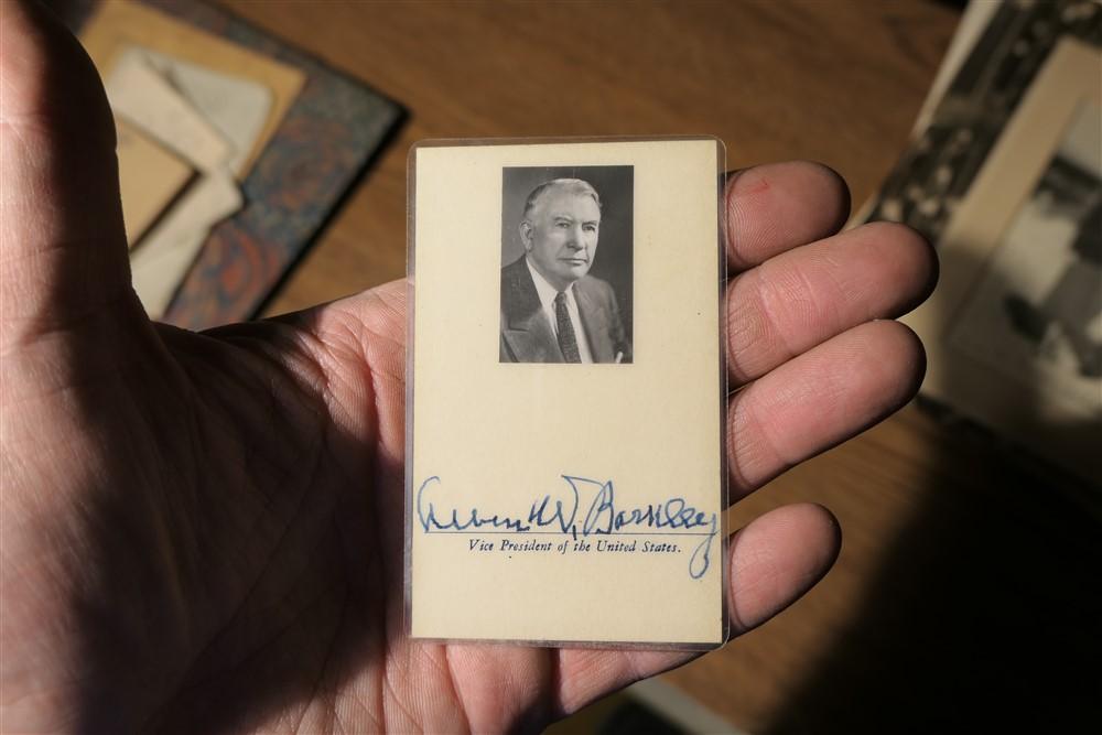 Archive of Vice President Alben Barkley Inc. ID Badge