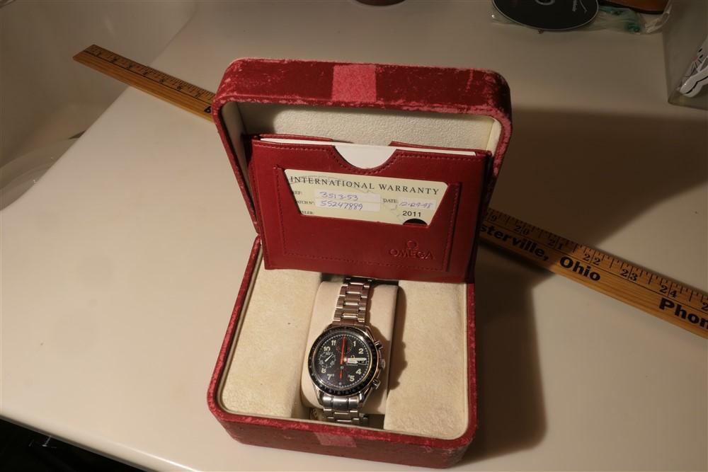 Omega Speedmaster Chronograph Watch in Box