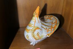 Vintage Mid Century Ceramic Turkey Marcello Fantoni