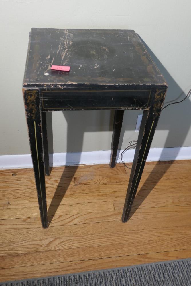 Antique Federal Hepplewhite Stand with Original Paint