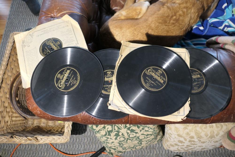 Group Lot of 5 Antique Two Black Crows Records