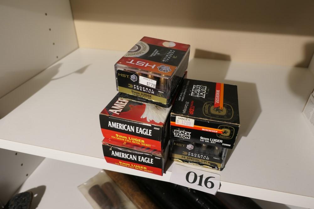 Group lot 9mm Luger ammo PLUS